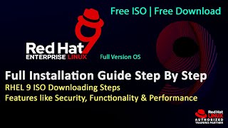 Redhat RHEL 9 Full Version Installation Guide Step By Step  RHEL 9 ISO Downloading  New Features [upl. by Manley]