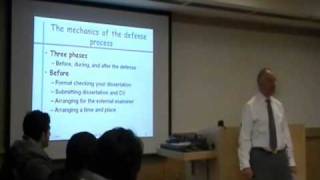 How to Defend your Dissertation 17 [upl. by Kato]