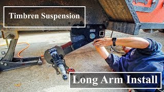 Timbren Long Arm one ton Suspension Install [upl. by Haymes]