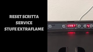 Reset messaggio SERVICE stufe La Nordica Extraflame [upl. by Nuawtna]