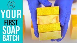 How to Make Your First Batch of Cold Process Soap  Royalty Soaps [upl. by Aseram]