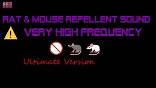 ⚠️Ultimate Version 🚫🐀🐁 Rat amp Mouse Repellent Sound Very High Frequency 1 Hour [upl. by Aynatal]