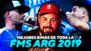 MEJORES RIMAS DE TODA LA FMS ARGENTINA 2019 [upl. by Yatnoed]