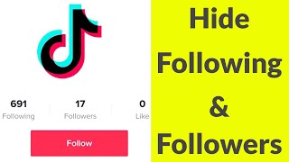 How To Hide Followers amp Following List on TikTok [upl. by Dinnage451]