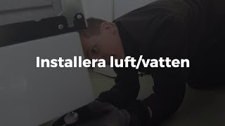 Installation av luftvattenvärmepump Del 1 – innedel [upl. by Filbert]