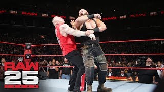 Braun Strowman Brock Lesnar and Kane collide before the Royal Rumble event Raw 25 Jan 22 2018 [upl. by Constantia]