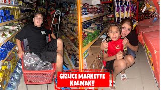 GECE GİZLİCE MARKETTE KALMAK [upl. by Marlyn780]