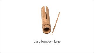 Guiro  Large  bamboo [upl. by Tierza]