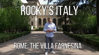 ROCKYS ITALY Rome  The Villa Farnesina [upl. by Gavrilla]