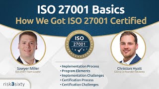 ISO 27001 How We Got ISO 27001 Certified [upl. by Felecia]