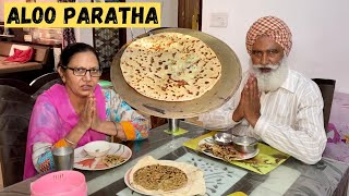 How to Make Aloo Paratha  Dhaba Style Punjabi Aloo Paratha Recipe [upl. by Inger]