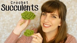 How to Crochet a Succulent  any size [upl. by Adniled]