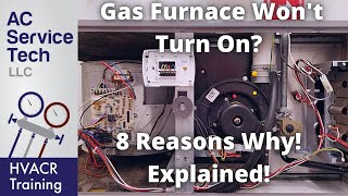 Gas Furnace Wont Turn On Nothing Happening 8 Reasons Why [upl. by Aivizt945]