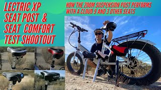 Lectric XP Seat Post amp Seat Upgrade Comparison Tests [upl. by Raeann392]