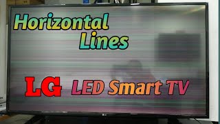 How to Fix Horizontal Lines on the Screen LG LED Smart TV Tagalog [upl. by Ydospahr]