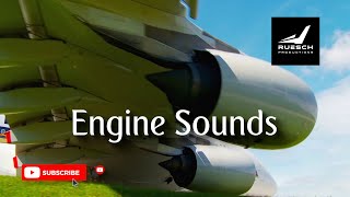 Plane Engine Sounds Compilation  Zurich Airport [upl. by Etnaik]