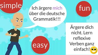 Deutsch lernen  Learn German A2  Reflexive Verben  How to use reflexive verbs in German [upl. by Jit]