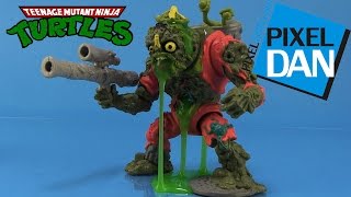 Muckman Teenage Mutant Ninja Turtles 1990 Figure Video Review Retro Toy Rewind [upl. by Magdalen]