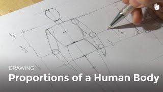 Learn how to draw easily Learn the human body proportions [upl. by Laddy]