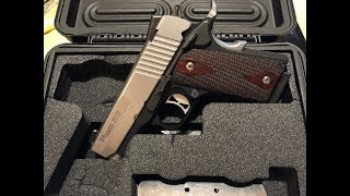 Sig Sauer Ultra Compact 1911 Shooting Review [upl. by Lladnyk]