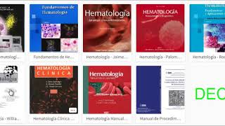 pack de libros de hematología [upl. by Mikihisa]