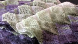 Learn to Knit Entrelac Part Two [upl. by Ayahc]