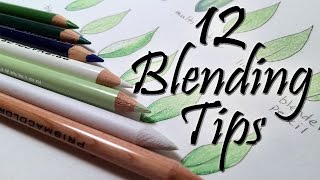 12 Blending Tips for Colored Pencils [upl. by Modnarb]