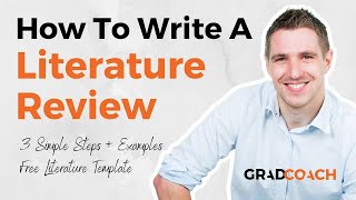 How To Write A Literature Review In 3 Simple Steps FREE Template With Examples [upl. by Ahsimin]