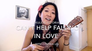 Cant Help Falling in Love  fingerpicking  Ukulele Tutorial [upl. by Sucramel]