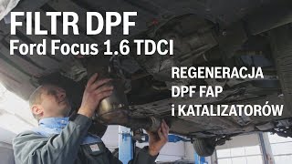 Regeneracja FIltra DPF  Ford Focus 16 TDCI ECOnetic 77kW 2013 [upl. by Yrojram]