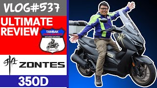 Zontes 350D Ultimate Review  Vlog537 [upl. by Ecirual]