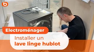 Comment installer et brancher un lave linge hublot  I Boulanger [upl. by Dora]