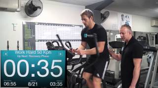 Cross trainer Interval Training [upl. by Blackman]