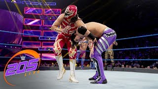 Lucha House Party vs Humberto Carrillo Drew Gulak amp Jack Gallagher WWE 205 Live Mar 26 2019 [upl. by Loziram223]