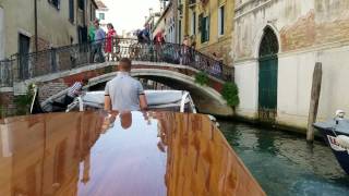 Venice water taxi [upl. by Ahsekyw]