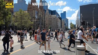 MARVELLOUS MELBOURNE  CBD WALKING TOUR [upl. by Anile792]