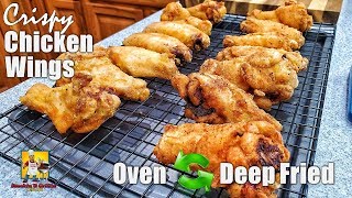 Crispy Chicken Wings Two Ways  Chicken Wings Recipe [upl. by Hgeilyak308]