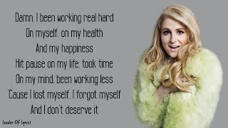 Meghan Trainor  TREAT MYSELF Lyrics [upl. by Essyla]