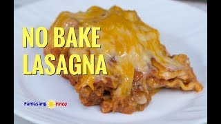 No Bake Lasagna Pinoy Style [upl. by Adnalor284]