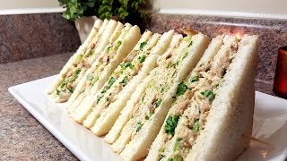 Chicken amp Mayonnaise Sandwiches  Quick amp Delicious Cuisine [upl. by Rendrag]