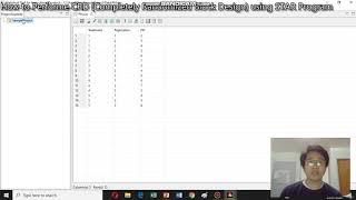 How to do CRD Completely Randomized Block Design Using STAR Program [upl. by Cavan]