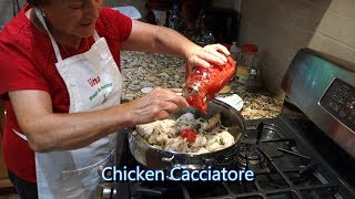 Italian Grandma Makes Chicken Cacciatore [upl. by Eybba]