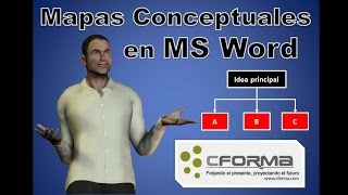 Cómo hacer Mapas Conceptuales en Word [upl. by Eignav]