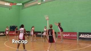 Netball Game Advanced Catching Skills [upl. by Helve]