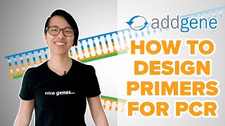 How to Design Primers for PCR [upl. by Ernesto]