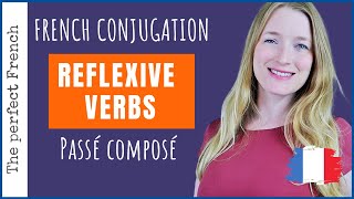 French reflexive verbs  How to conjugate them in Passé Composé  French grammar [upl. by Courtland]