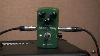 Joyo Analog Delay Pedal Sound Test and Review [upl. by Onitsirc342]