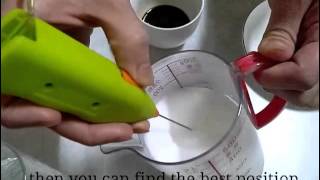 How To Make Latte Art with Mini Milk Frother [upl. by Aramenta868]