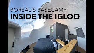 Igloo Tour  Borealis Basecamp [upl. by Aissyla]