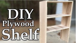 DIY Plywood Shelves using Pocket Holes [upl. by Lynd]